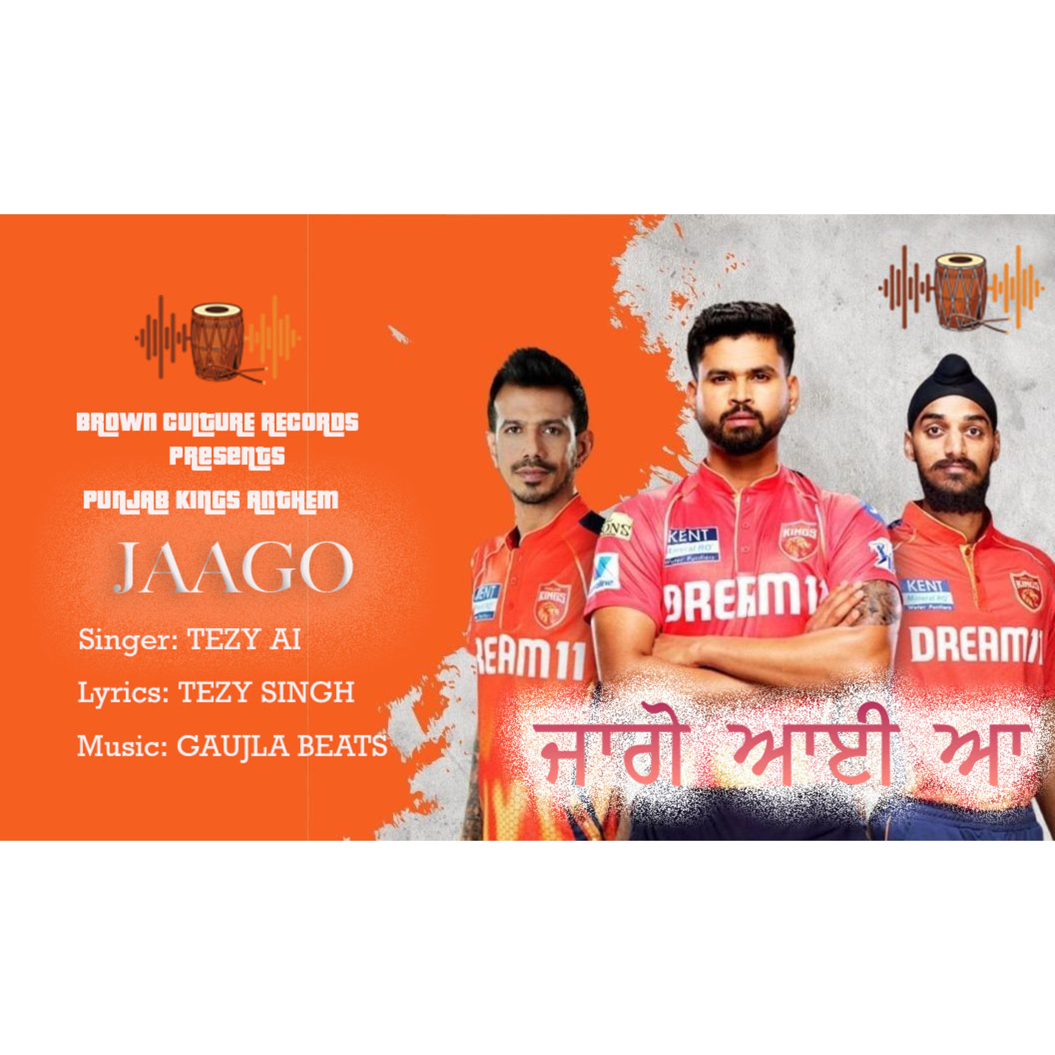 Punjab Kings Anthem Jaago TEZY AI